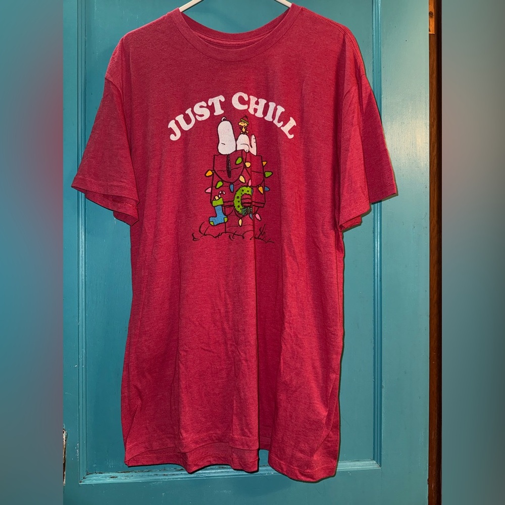 Just Chill Red Graphic Tee